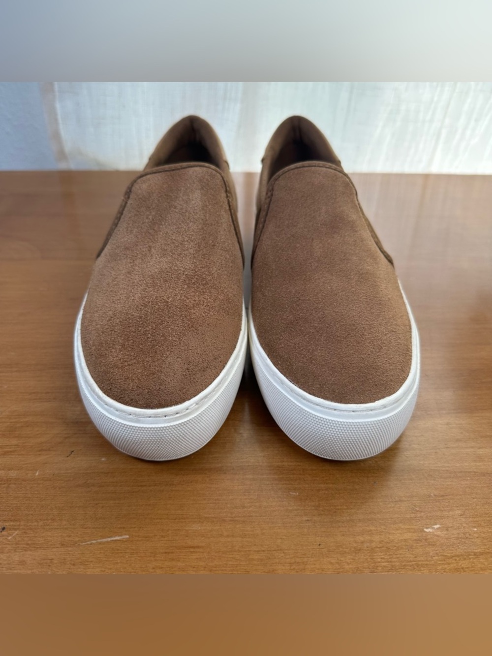 UGG Cahlvan Slip-On Sneakers Medium Brown Suede Women’s Size 7 - Picture 2 of 12